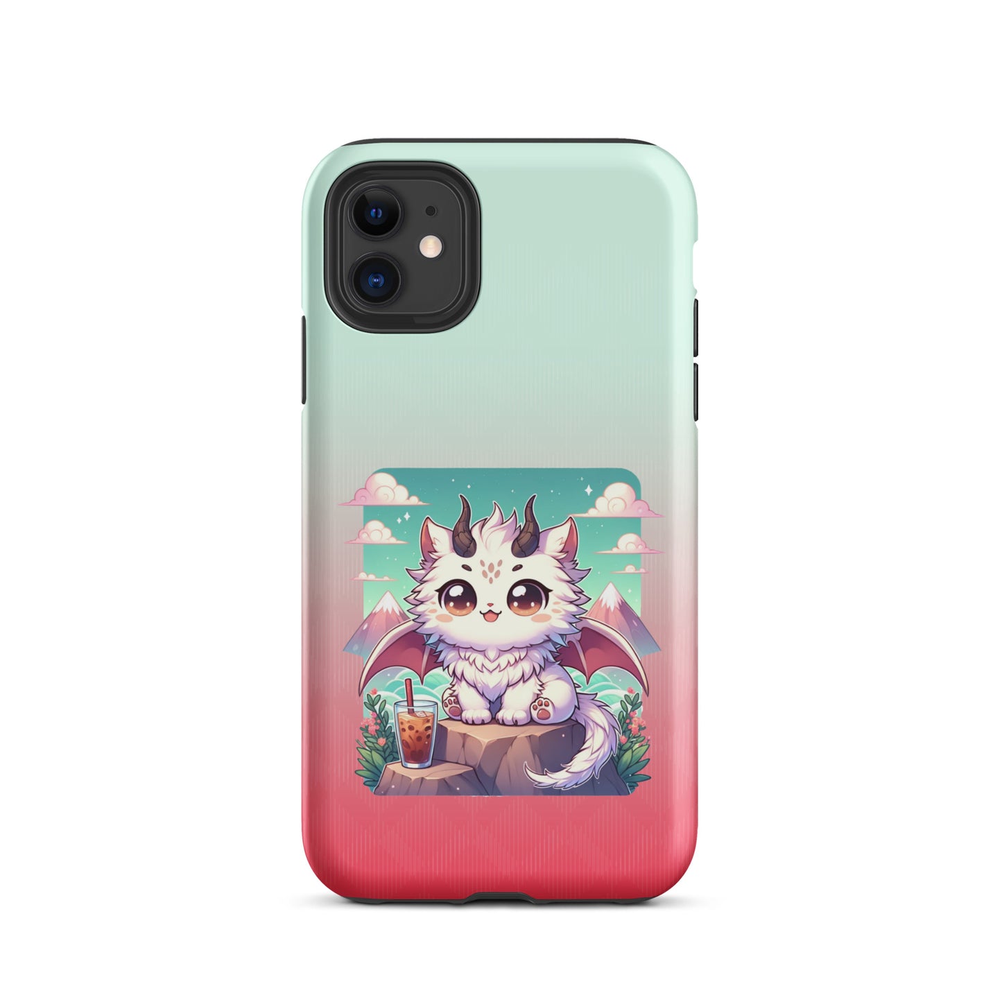 Tough Case for iPhone® | Cat Dragon