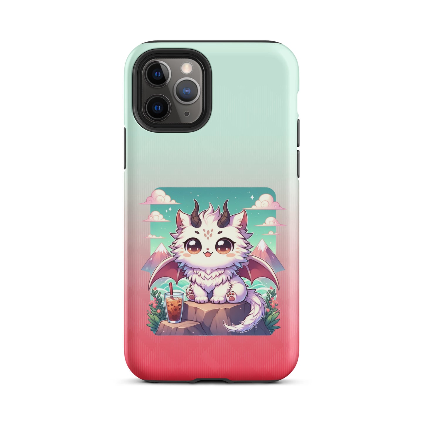 Tough Case for iPhone® | Cat Dragon